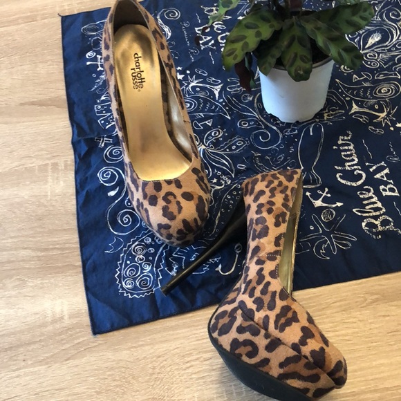 Charlotte Russe leopard platform stilettos - Picture 4 of 4